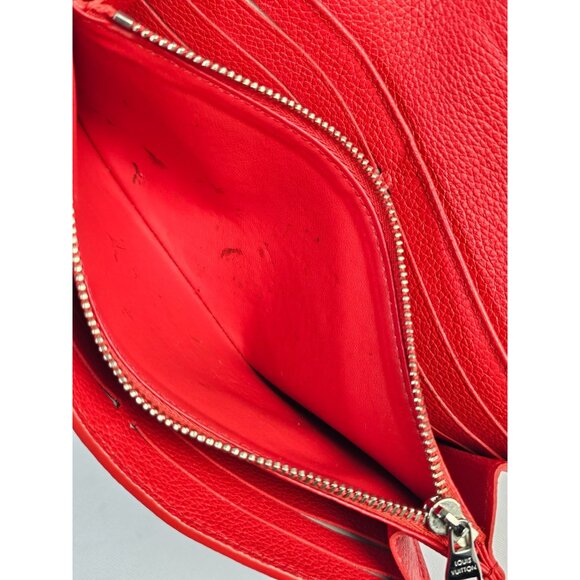 LOUIS VUITTON Sarah Wallet NM Yayoi Kusama Polka Dots Taurillon Leather - Picture 8 of 12